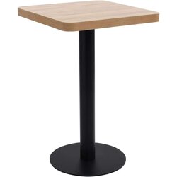  Bistro stol svjetlosmeđi 50 x 50 cm MDF Cijene