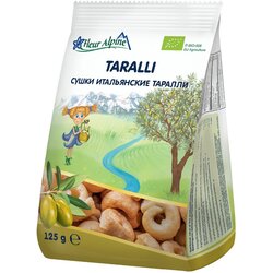 Fleur Alpine italijanski TARALLI sa ekstra devičanskim maslinovim uljem, za celu porodicu, 125 g Cene