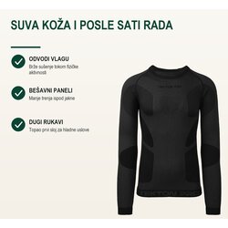 TEKTON PRO Gornji deo termo veša Activ T-Shirt, Crni Cene