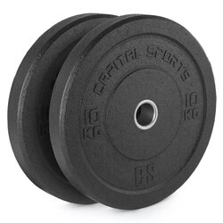 Capital Sports Renit Hi Temp gumijasti kolutne uteži, 50,4 mm, jedro iz aluminija, guma 2 x 10 kg Cene