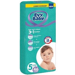 Evy Baby pelene jumbo 5 junior 12-25kg 46kom 3 u 1 ( A054558 ) Cene
