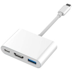 Hub adapter Type-C na Type-C+ USB+ HDMI Cene