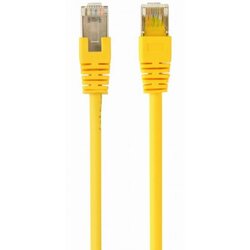  1M Y Gembird Mrezni kabl FTP Cat5e Patch cord, 1m yellow Cene