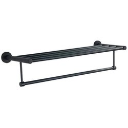 Aqualine zidni držač peškira samba 21x62,5 cm crna Cene