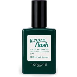 Manucurist green flash gel lak za nohte nude & rose - snow Cene