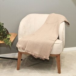 Dekordom prekrivač soft vafel 220x240 - beige Cene