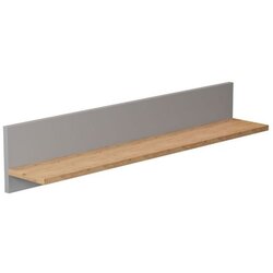 Molarem Home Zidna polica DENVER 100x20x18 cm - siva Cene