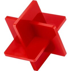 Bambu Lab 3 mm Opaque Glossy Acrylic Sheet - Red Cene