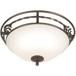 Elstead Lighting Elstead PB-F-A-BLK-GOLD - Plafonsko svetlo PEMBROKE 2xE27/60W/230V Cene