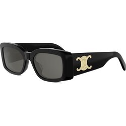 Celine Maxi Triomphe Black Rectangular Sunglasses - ONE SIZE (53) Cene