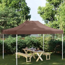 Krov za šator za zabave 4 x 3 m smeđi 270 g/m² Cene