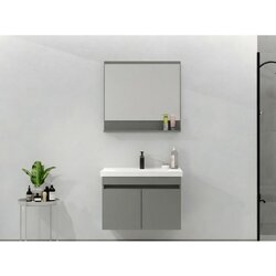 Hanah home pace 80 - set kupatilske nameštaja u mat sivoj boji (2 komada) Cene