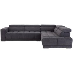 Modern Living sedežna garnitura hogan, siva, relax funkcija Cene
