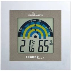 Techno Line MA10230 Mobile Alerts WLAN-vremenska stanica srebrna, prozirna, bijela Cene
