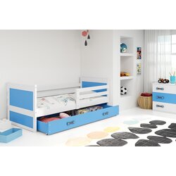 BestBed krevet rico s ladicom-bijela-plava Cijene