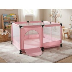 Delunaro dečija ogradica za igru sa mrežom 127x127x65 cm ( KLK2608-Pink ) Cene