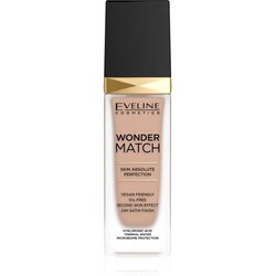 Eveline Wonder Match dolgoobstojni tekoči puder s hialuronsko kislino odtenek 15 Natural 30 ml Cene