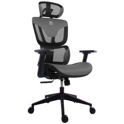 BIT FORCE COZY LM-2D uredska stolica, PU koža, 2D naslon za ruke, nosivost 140kg, crno/siva Cene