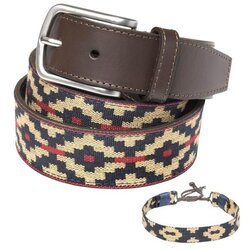 Pelpe Denarnice Fabric-2 Cinturón estilo argentino Beige Bež Cene