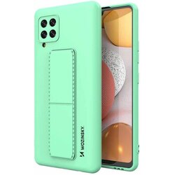Wozinsky Kickstand Case fleksibilna silikonska maska sa postoljem Samsung Galaxy A42 5G mint Cene