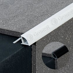 Gromet PVC završna lajsna za keramiku-zatvorena 10mm, 2,7m bela Cene