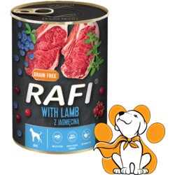 Rafi Dog Grain Free Lamb 400g, Vlažna Hrana Sa Jagnjetinom Za Osetljive Pse Cene