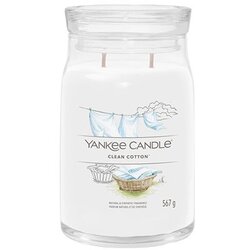 Yankee Candle Clean Cotton mirisna svijeća Signature 567 g Cene