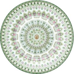 Lily Lotus - krožnik za pecivo, Moon Delight, Ø 17 cm - Svetlo zelena Cene
