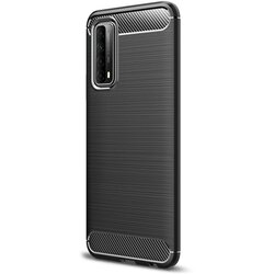 Gigapack navlaka za Huawei P Smart (2021), crna, karbon Cene