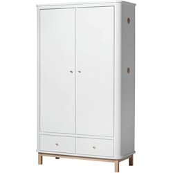 Oliver Furniture® dvodelna omara white/oak Cene