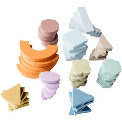 Moes® set igralnih oblik za sestavljanje imagi puzzle pastel Cene
