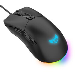 Bytezone Gaming miška Ghost žična / RGB (16,8M barv) / max DPI 19K / optična / paracord kabel (črna) Cene
