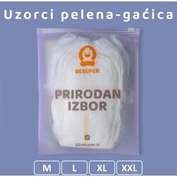 BeSuper uzorci pelene-gaćice - xl (13-15 kg) Cene