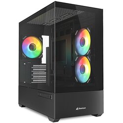 Sharkoon MK6 RGB Micro-ATX 1xGlas Black Cene