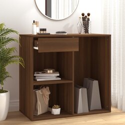 vidaXL kozmetična omarica rjav hrast 80x40x75 cm inženirski les Cene