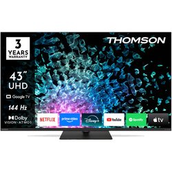 Thomson 43MG7C15 TV 109.2 cm (43) 4K Ultra HD Smart TV Wi-Fi Black 320 cd /m² Cene