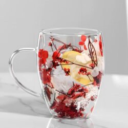 Red flowy šolja dupli zid – 350ml Cene