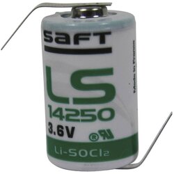 SAFT Posebna litijeva baterija 1/2 AA Z-spajkalni priključek 3.6 V 1200 mAh 1/2 AA (Ø x V) 15 mm x 25 mm, (20439811) Cene