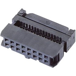 BKL Electronic 10120111 gredni utični konektor s vlačnim rasterećenjem Raster: 2.54 mm Ukupan broj polova: 10 Broj redov Cijene
