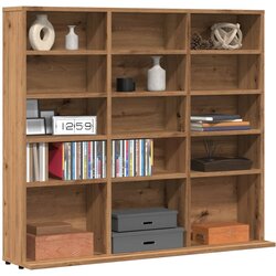 vidaXL CD stalak – Ormarić za CD-ove Artisan hrast 100x23x89 5 cm izrađeno drvo - Hrast artisan 100 x 23 x 89.5 cm Cijene