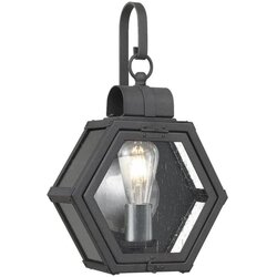 Quintiesse QN-HEATH-S-MB - Spoljna zidna svetiljka HEATH M 1xE27/60W/230V IP44 crna Cene