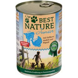 Best Nature Varčno pakiranje Best Nature Dog Junior 12 x 400 g - Teletina, puran in testenine Cene