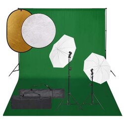  Komplet za foto studio z lučmi, ozadjem in odbojnikom Cene