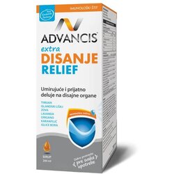 Advancis sirup koji pomaže u ublažavanju kašlja i osećaja upale grla extra disanje relief, 200ml Cene