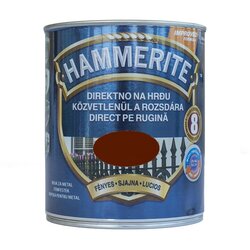 HAMMERITE Lak za kovino Hammerite Sijaj (750 ml, temno rjav) Cene