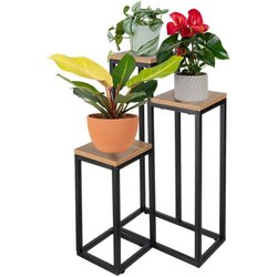 Ruhhy metalni stalak za cvijeće 67 cm, 3 razine, loft Cijene