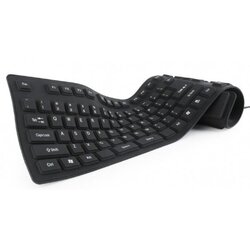 Gembird KB-109F-B gumena tastatura Cene