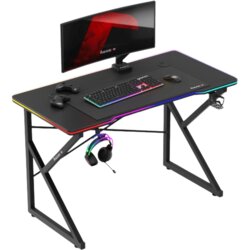 Huzaro Hero 1.7 RGB Black - gaming table Cene