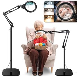 NZQXJXZ povečevalna LED lupa 10x/30x s stojalom Cene