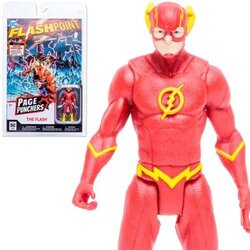 DC Comics flashpoint the flash page punchers 3-Inch scale action figure with flashpoint #1 comic book, (20499782) Cene